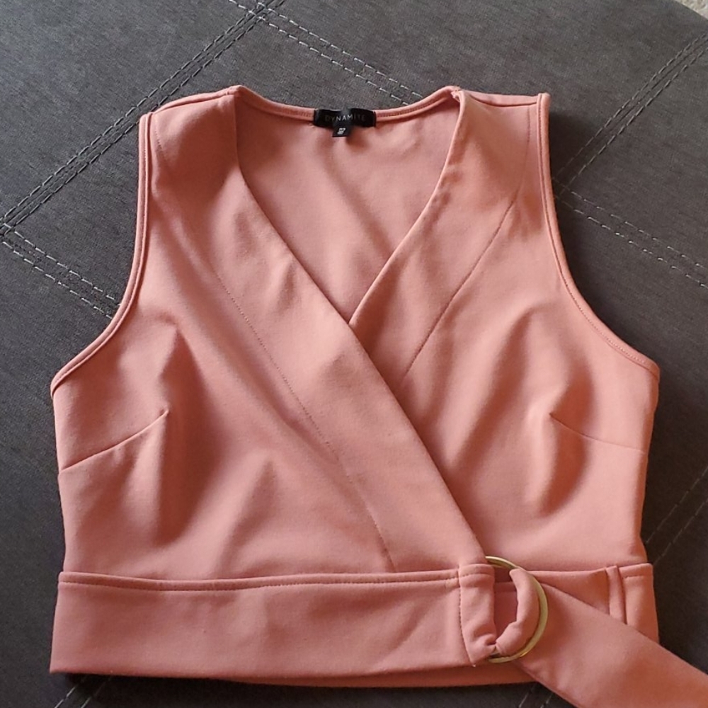 Knit crop top